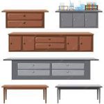 لوگوی گروه از فروشندگان / نصابان / تعمیرکاران کابینت / کمد / دکور / درب…