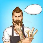 لوگوی گروه از آرایشگاههای مردانه