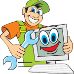 لوگوی گروه از فروشندگان و تعمیرکاران کامپیوتر / لپ تاپ / نرم افزار / لوازم جانبی