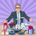 لوگوی گروه از فروشندگان لوازم خانگی و اداری